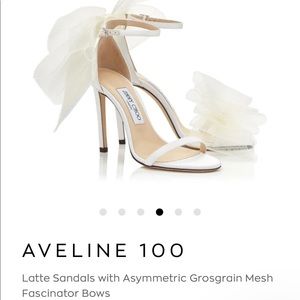 Jimmy Choo Aveline 100 Heels in Latte